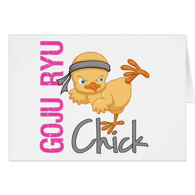 Poussin de Goju Ryu (Devant horizontal)