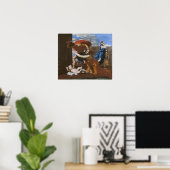 Poussin - De Moord op de Onschuldigen Poster (Thuiskantoor)