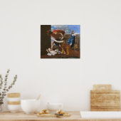 Poussin - De Moord op de Onschuldigen Poster (Keuken)
