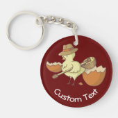 Poussin de Pâques avec porte-clés Bouzouki (Devant)