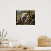 Poussin - De triomf van David Poster (Keuken)