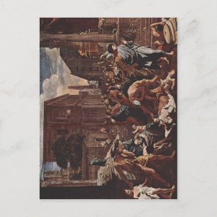 Poussin, Nicolas Die Pest von Azoth La Peste d'Asd Briefkaart
