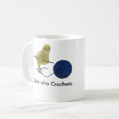 Poussin qui fait du crochet la tasse de café (Devant gauche)