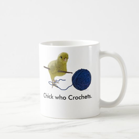 Poussin qui fait du crochet la tasse de café (Droite)