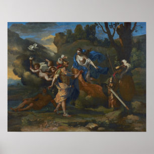 Poussin - Venus toont haar wapens Poster