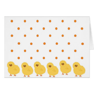 Poussins avec points