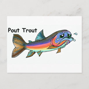 Pout Trout Briefkaart