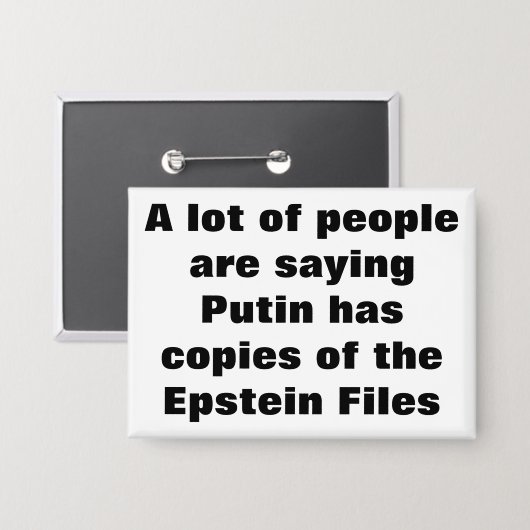 Poutine a des copies des dossiers Epstein ? Badge (Recto/Verso)