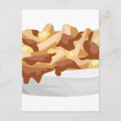 poutine briefkaart (Voorkant)