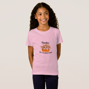 Poutine, de Canadese salade - meisjes fijne trui T T-shirt