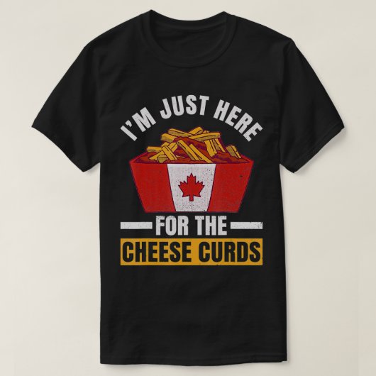 Poutine Design voor een Canadees Poutine-Amerikaan T-shirt (Design voorkant)