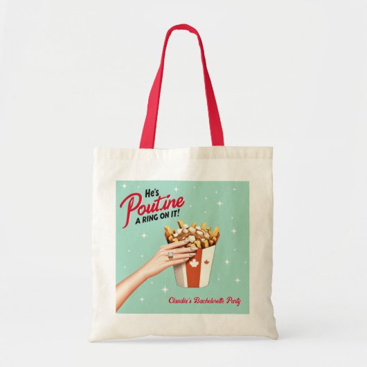 Poutine een Ring op het! Montreal Bachelorette Gif Tote Bag (Voorkant)