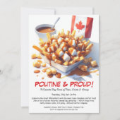 Poutine & Fiers - Invitation de la fête alimentair (Devant)