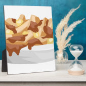 poutine fotoplaat (Zijkant)
