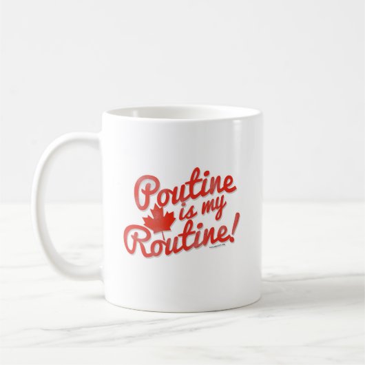 Poutine is mijn Routine Koffiemok (Links)