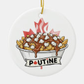 Poutine Keramisch Ornament (Voorkant)