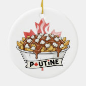 Poutine Keramisch Ornament (Achterkant)