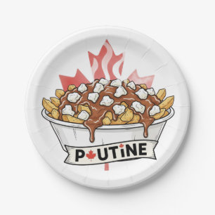 Poutine Papieren Bordje