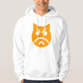 Pouting Emoji Cat Hoodie (Voorkant)