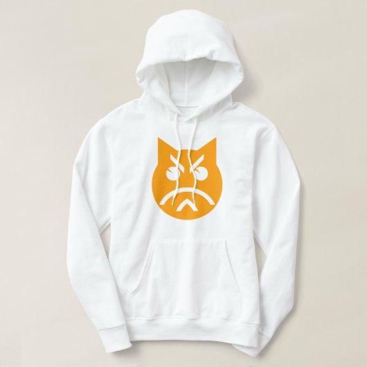 Pouting Emoji Cat Hoodie (Design voorkant)