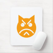 Pouting Emoji Cat Muismat (Met muis)