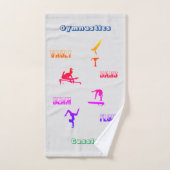 Poutre, Barres, Saut, Plancher 3 Pièces (Serviette à main)
