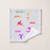 Poutre, Barres, Saut, Plancher 3 Pièces (Gant de toilette)