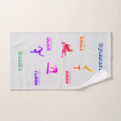 Poutre, Barres, Saut, Plancher 3 Pièces (Serviette à main)