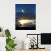 Poutres de soleil sur les affiches Conwy (Bureau à domicile)