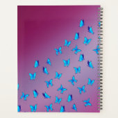 Poutres et papillons bleus Abstraits (Dos)