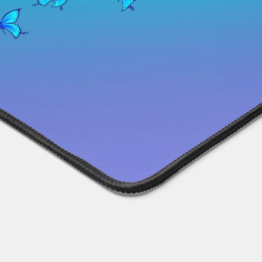 Poutres et papillons bleus Abstraits (Coin)