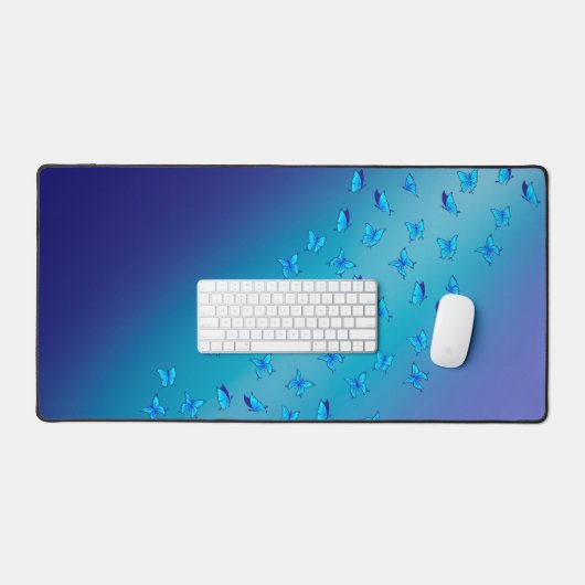 Poutres et papillons bleus Abstraits (Clavier et souris)