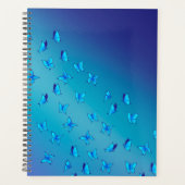Poutres et papillons bleus Abstraits (Devant)