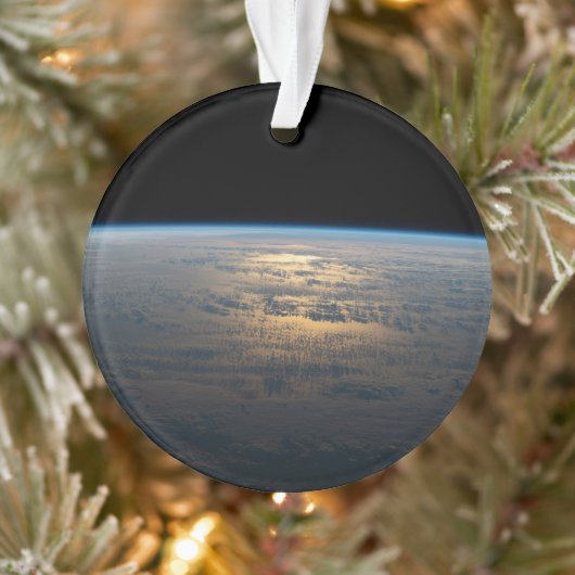 Poutres Sunglint Au Large D'Un Pacifique Sud En Pa (Arbre)