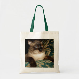 Pouty Face Siamese Cat Bag Tote Bag