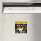 Pouty Siamese Cat Fridge Magnet Magneet (Insitu (Vaatwasser))