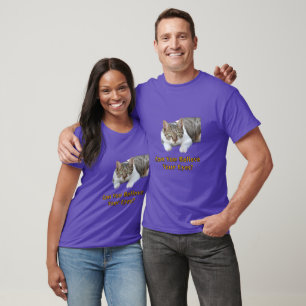 Pouvez-Vous Croire Vos Yeux Joli T-shirt Cat Art