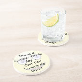 Pouvez-Vous Écraser Mon Dessous de verre Dos ? (Côté)