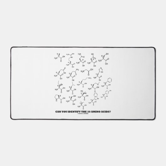 Pouvez-Vous Identifier Les 20 Acides Aminés ? Chim (Recto)