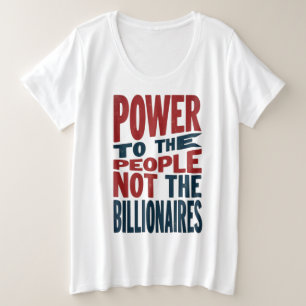 Pouvoir au peuple, pas aux riches - Slogan de la p