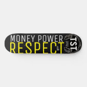 POUVOIR D'ARGENT RESPECT Skateboard (Horz)