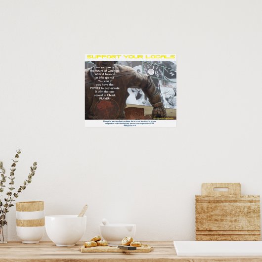 Pouvoir de prière des fans aux joueurs, POSTER (Cuisine)