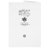 Pouvoir des fleurs ~Sunflower~ Carte de note blanc (Dos)