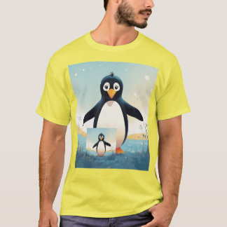 "Pouvoir des pingouins : T-shirts amusants pour le
