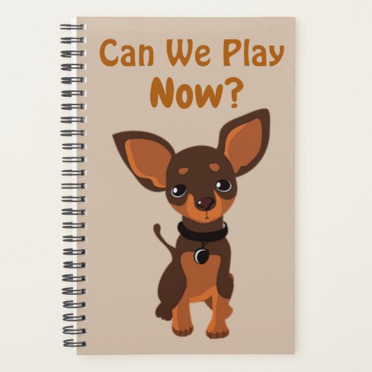 "Pouvons-nous jouer MAINTENANT ?" Funny Beging Dog (Devant)