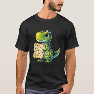 Pover Maror Ma-roar Dinosaur Funny Pesach Peuter T-shirt
