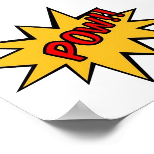 POW ! ! Affiche (Coin)