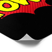 Pow! Bold Pop Art Comic Impact Poster (Hoek)