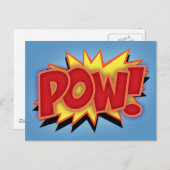 Pow! Briefkaart (Voorkant / Achterkant)