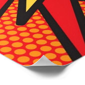 POW Comic Book Pop Art Trendy Fun Poster (Hoek)